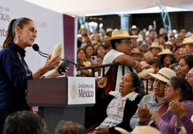 Claudia Sheinbaum impulsa “El maíz es la raíz”: apoyo campesino con maquinaria, semillas nativas y transformación comunitaria como el caso comaleras