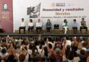Desde Cuernavaca, la presidenta Claudia Sheinbaum y Margarita González Saravia destacaron avances en seguridad, bienestar y coordinación institucional.