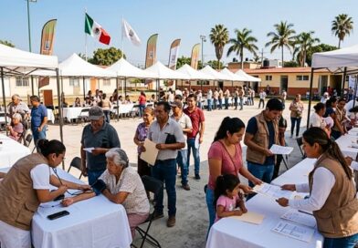 El programa estatal instala módulos gratuitos en la Unidad Deportiva Galeana para acercar trámites, salud y servicios sociales a las familias de la región.