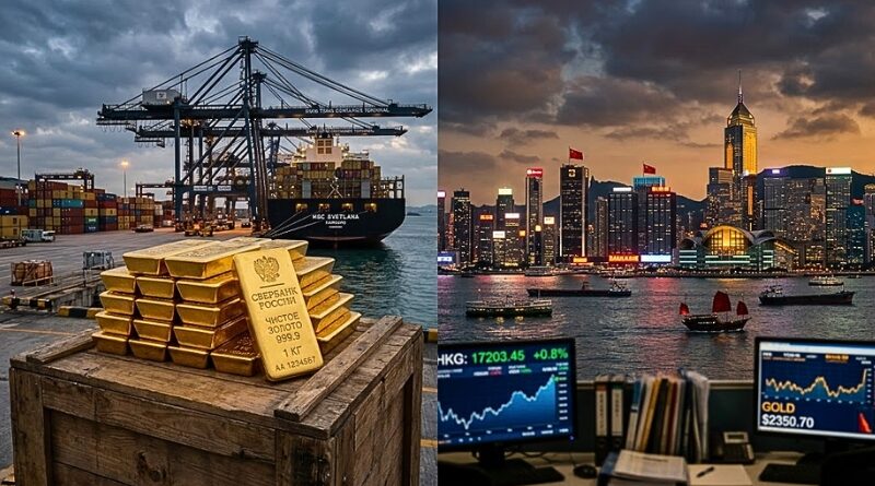 Las importaciones del metal precioso desde Rusia hacia la ciudad semiautónoma china se triplicaron en el primer semestre de 2026, reconfigurando los flujos globales del comercio de oro y desafiando las sanciones occidentales.