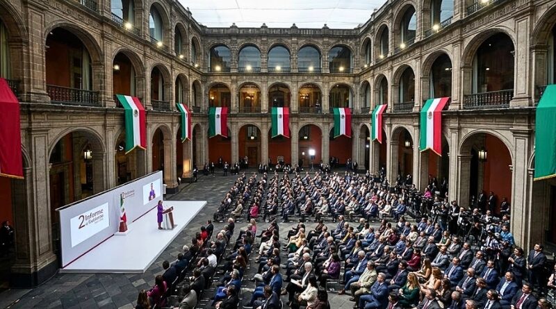 Margarita González Saravia acompañó a Claudia Sheinbaum en Palacio Nacional y destacó la coordinación federal para fortalecer el bienestar en Morelos.